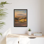 Tirana Embassy Wrapped Canvas Framed
