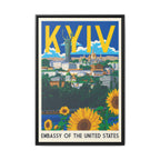 Kyiv Embassy Wrapped Canvas Framed