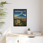 Guatemala City Embassy Wrapped Canvas Framed