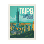 Taipei Embassy Wrapped Canvas