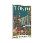 Tokyo Embassy Wrapped Canvas