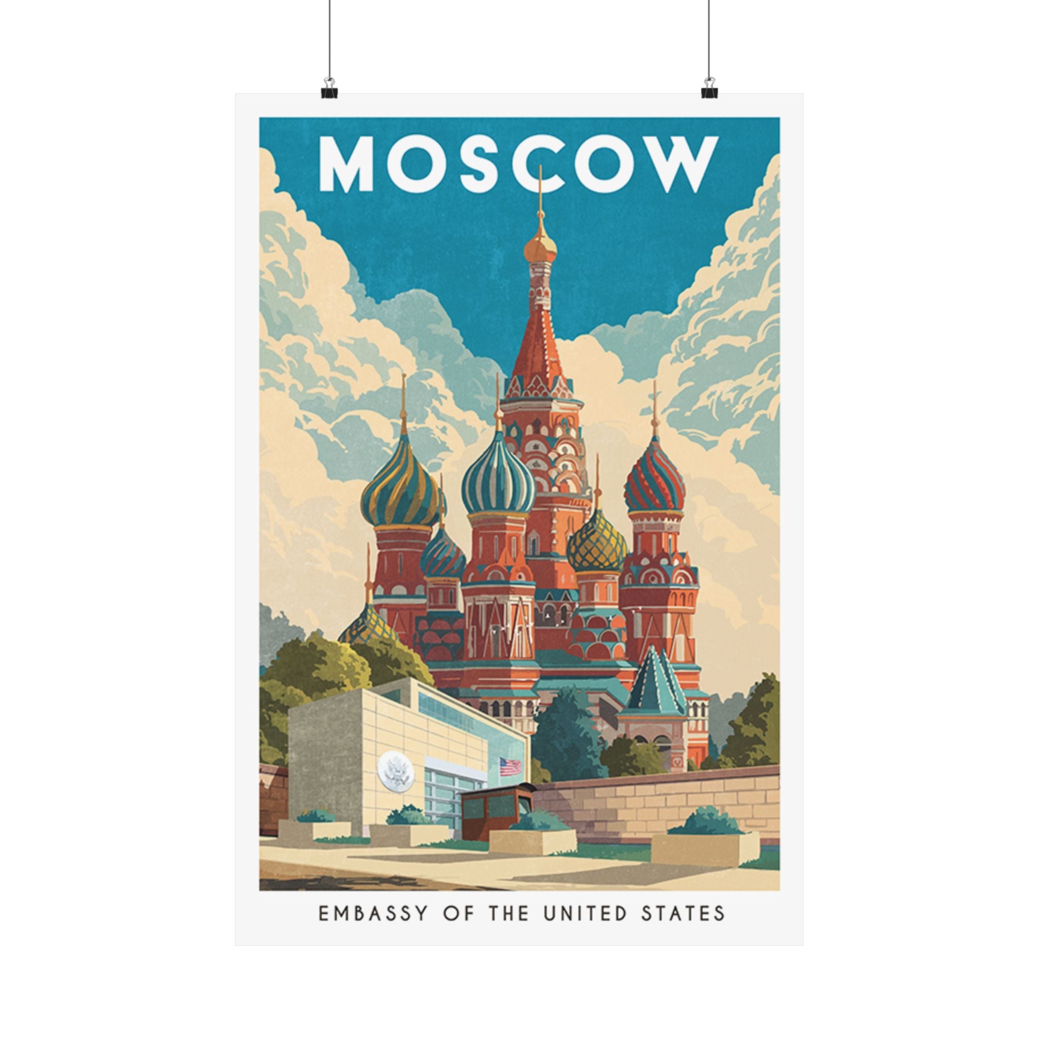 Moscow Embassy Poster