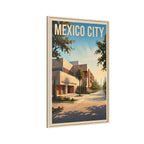 Mexico City Embassy Wrapped Canvas Framed