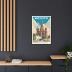 Moscow Embassy Wrapped Canvas Framed