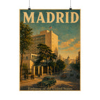 Madrid Embassy Poster