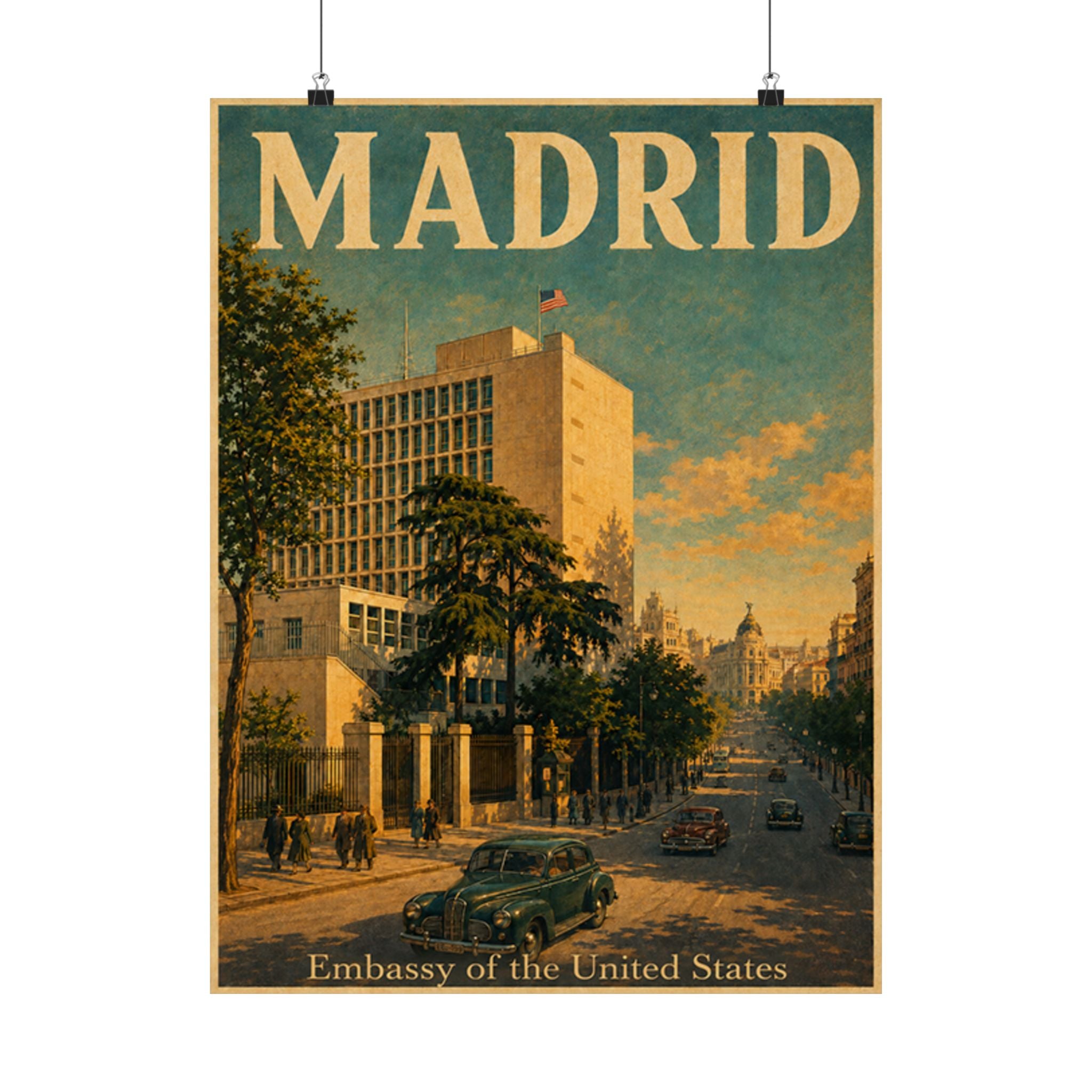 Madrid Embassy Poster