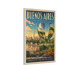 Buenos Aires Embassy Wrapped Canvas Framed