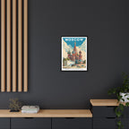 Moscow Embassy Wrapped Canvas Framed