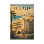 Tel Aviv Embassy Wrapped Canvas