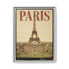 Paris Embassy Wrapped Canvas Framed