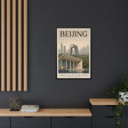 Beijing Embassy Wrapped Canvas Framed