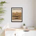 Jerusalem Embassy Wrapped Canvas Framed