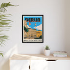 Berlin Embassy Wrapped Canvas Framed