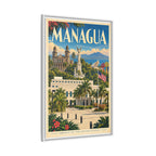 Managua Embassy Wrapped Canvas Framed
