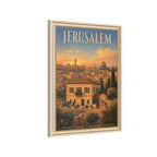 Jerusalem Consulate General Wrapped Canvas Framed