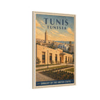 Tunis Embassy Wrapped Canvas Framed