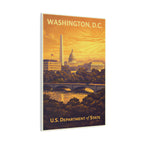 Washington D.C. Department of State Wrapped Canvas
