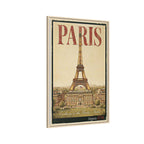 Paris Embassy Wrapped Canvas Framed