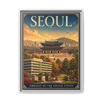 Seoul Embassy Wrapped Canvas Framed