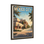 Mexico City Embassy Wrapped Canvas Framed
