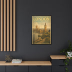 London Embassy Wrapped Canvas Framed
