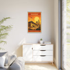 Baghdad Embassy Wrapped Canvas Framed