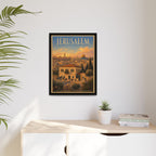Jerusalem Consulate General Wrapped Canvas Framed
