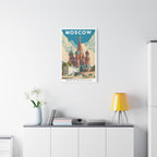 Moscow Embassy Wrapped Canvas