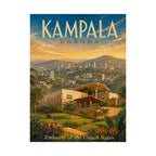Kampala Uganda Embassy Poster