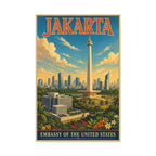 Jakarta Embassy Wrapped Canvas
