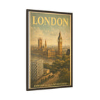 London Embassy Wrapped Canvas Framed