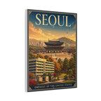 Seoul Embassy Wrapped Canvas
