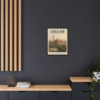 Delhi Embassy Wrapped Canvas Framed