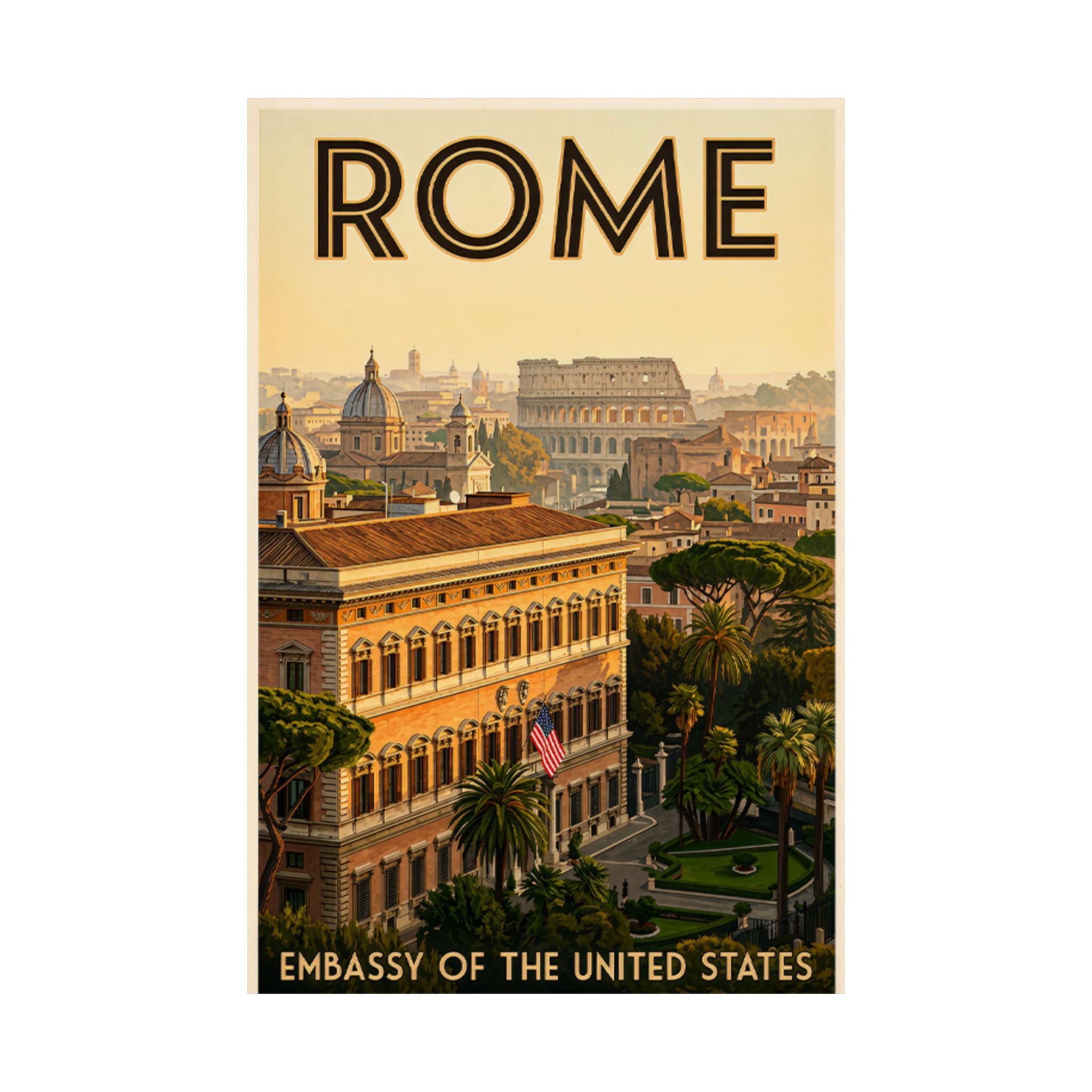 Rome Embassy Poster