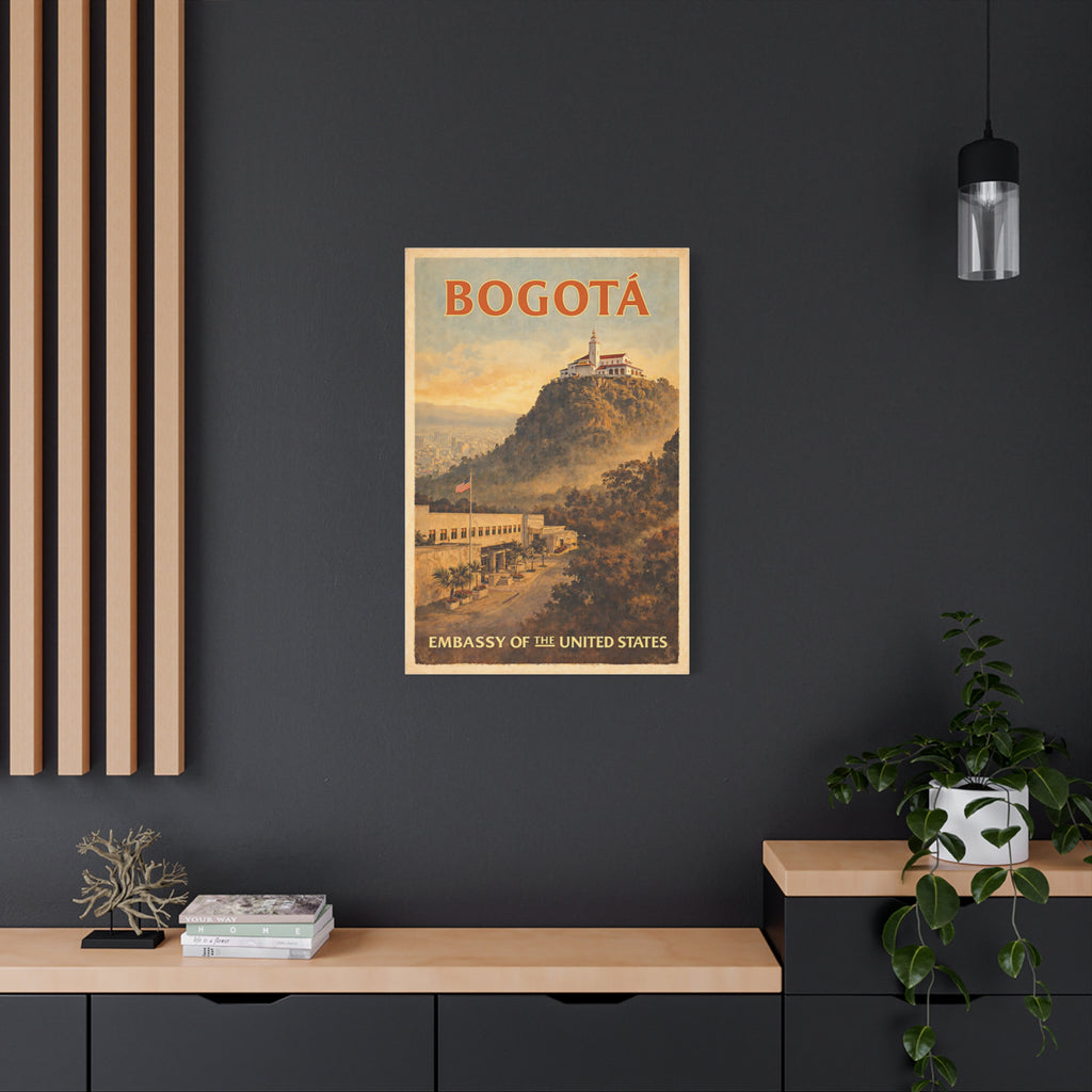 Bogotá Embassy Wrapped Canvas