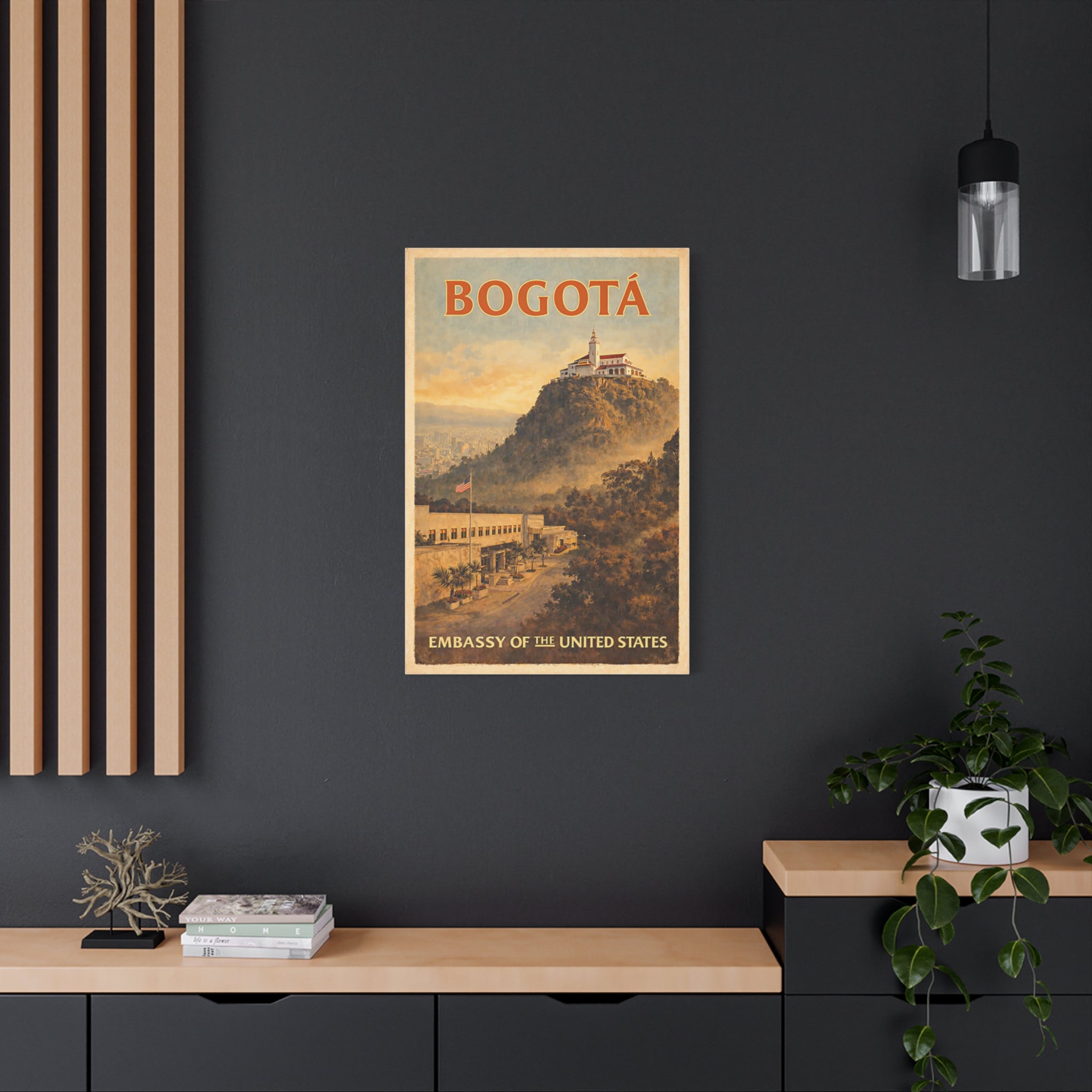 Bogotá Embassy Wrapped Canvas