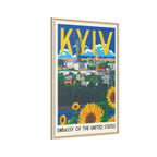 Kyiv Embassy Wrapped Canvas Framed