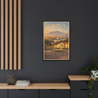 Tirana Embassy Wrapped Canvas Framed