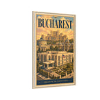 Bucharest Embassy Wrapped Canvas Framed