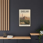 Delhi Embassy Wrapped Canvas Framed