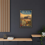Seoul Embassy Wrapped Canvas Framed