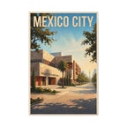 Mexico City Embassy Wrapped Canvas