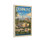Tashkent Embassy Wrapped Canvas Framed