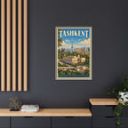 Tashkent Embassy Wrapped Canvas Framed