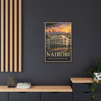 Nairobi Embassy Wrapped Canvas Framed