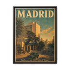 Madrid Embassy Wrapped Canvas Framed