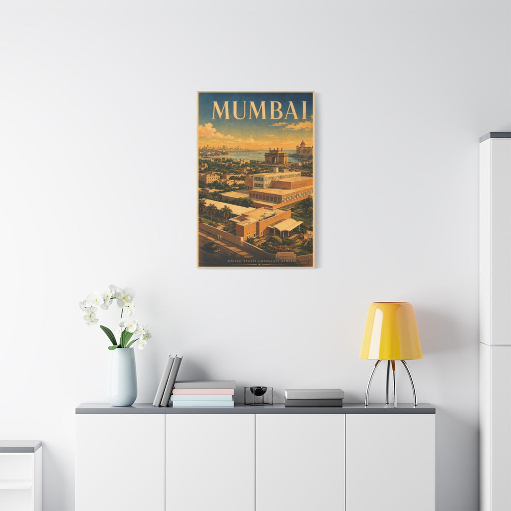 Mumbai Consulate General Wrapped Canvas