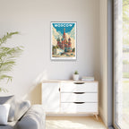 Moscow Embassy Wrapped Canvas Framed