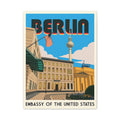 Berlin Embassy Wrapped Canvas