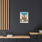 Moscow Embassy Wrapped Canvas Framed